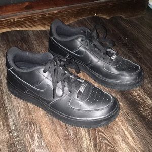 Black NIKE AF1S